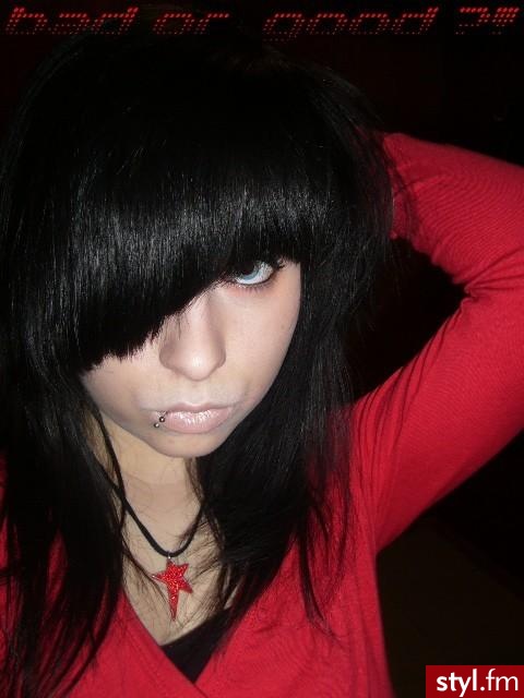 EMO Alternatywne Średnie Fryzury