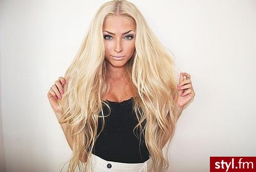 przepiękne - Blond Rozpuszczone Kręcone Na co dzień Długie Fryzury