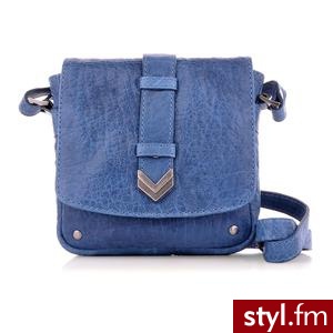 MAANII BY ADAX TOREBKA SKÓRZANA NIEBIESKA (648160) - Torebki na co dzień Torebki Moda