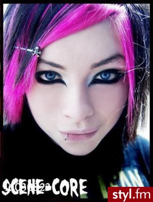 EMO Alternatywne Średnie Fryzury