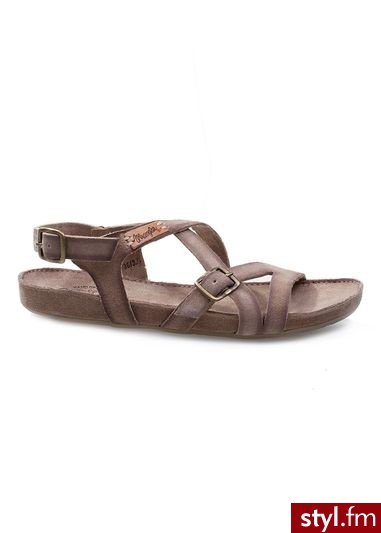 Sandały WRANGLER layla 2 beżowy - Sandały Buty Moda