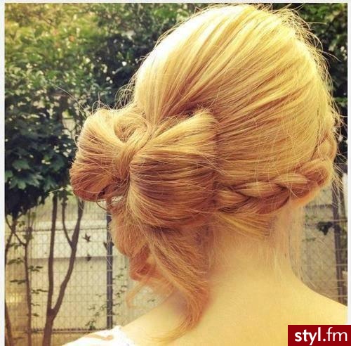 Blond Upięcie Proste Na co dzień Długie Fryzury