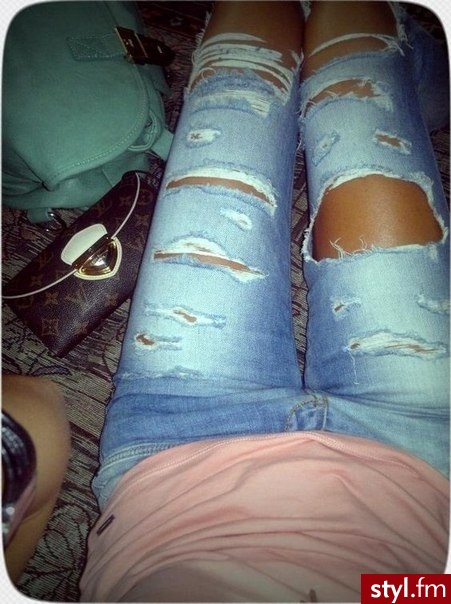 Jeansy Spodnie Moda