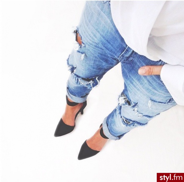 Jeansy Spodnie Moda