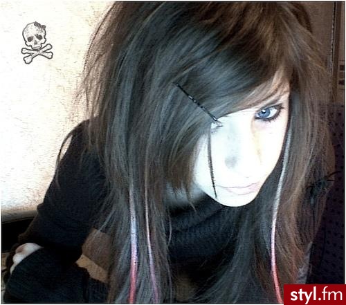 EMO Alternatywne Średnie Fryzury
