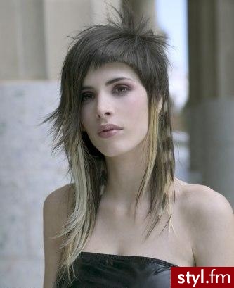 Średnie Fryzury