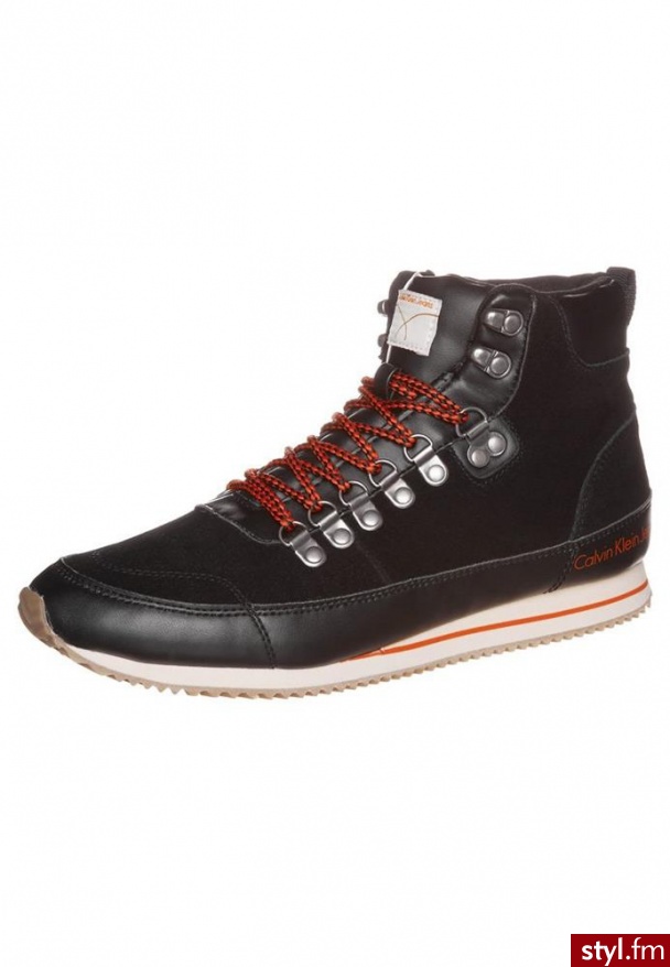 Calvin Klein Jeans MEREL Botki sznurowane czarny (SE8137) - Botki Buty Moda
