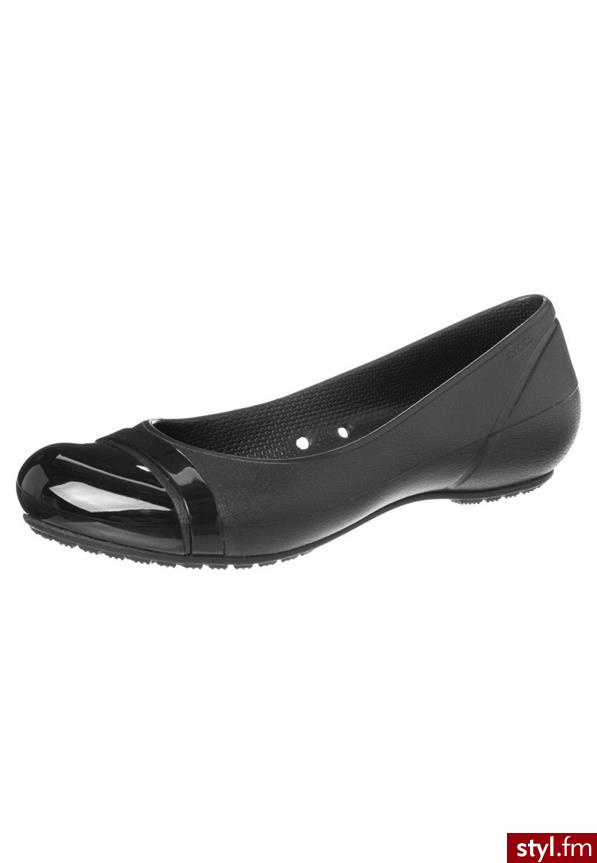 Crocs Baleriny czarny (12300) - Balerinki Buty Moda