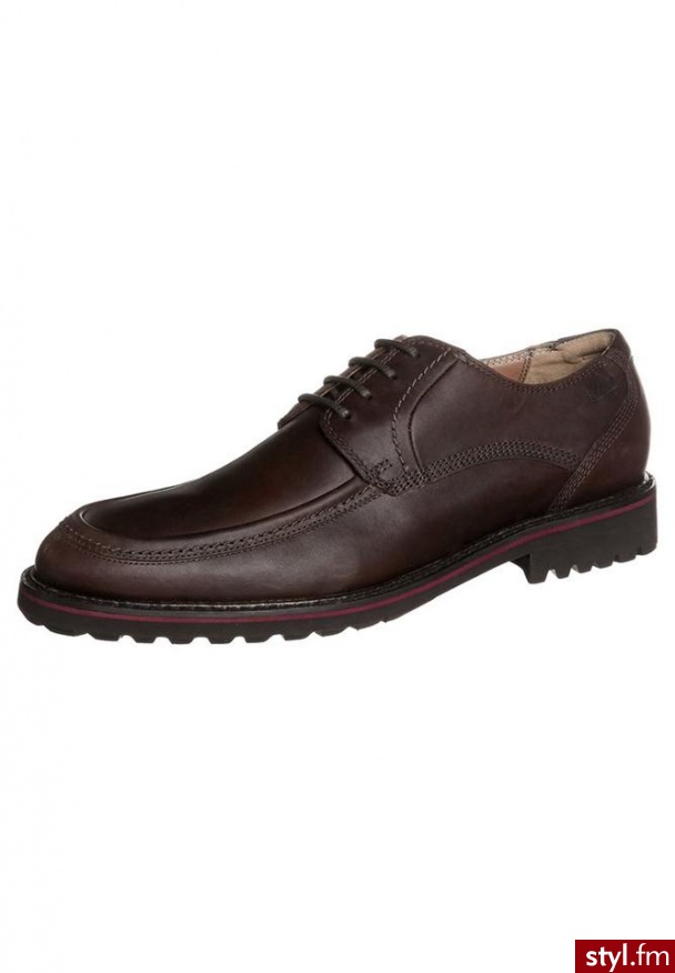 Sioux ELERO Oksfordki brązowy (26950) - Pozostałe Buty Moda