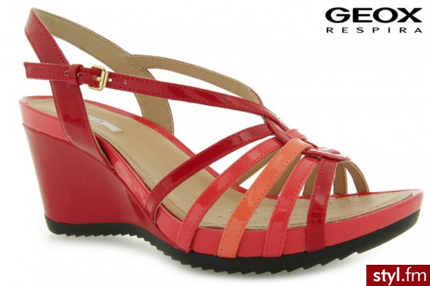 Geox ROXY VERNICE RED/COLAR/PEACH - Koturny Buty Moda