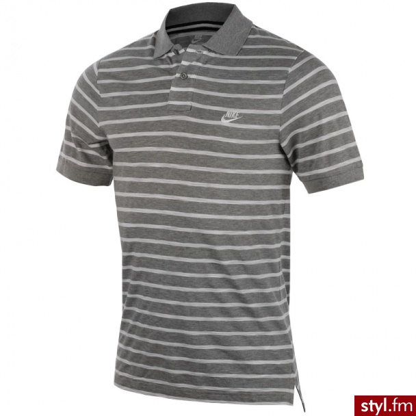 Nike koszulka sportowa męska GS STRIPE POLO (521643-063) - Sportowe Buty Moda