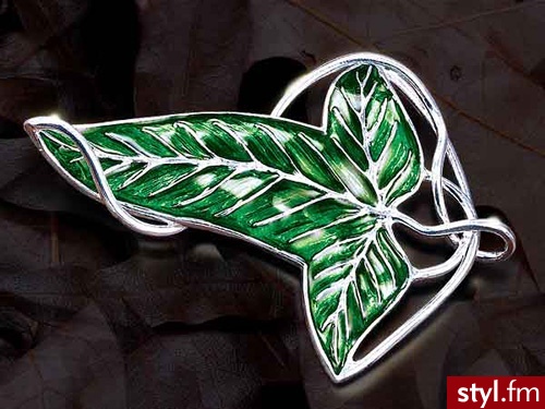The Noble Collection LOTR Srebrna Broszka Elfów (NN9229) - Broszki Biżuteria Moda