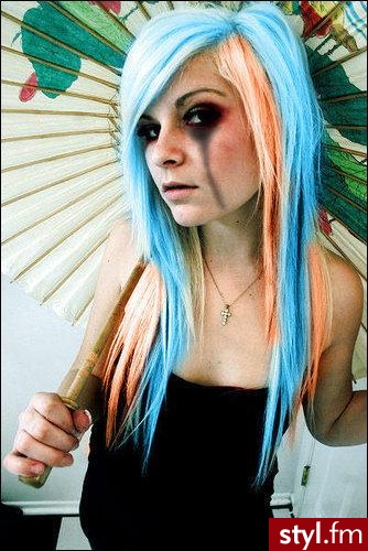 (\",) - Punk Rock Alternatywne Średnie Fryzury