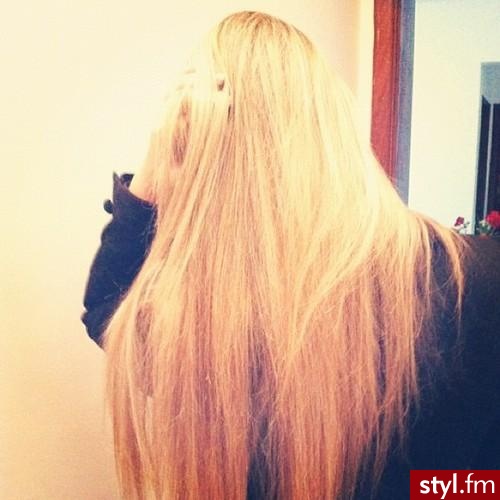 Blond Rozpuszczone Proste Na co dzień Długie Fryzury
