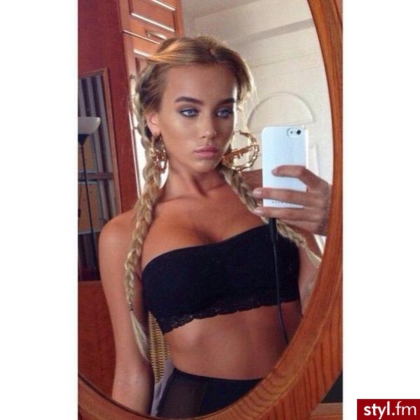 Blond Warkocze Proste Na co dzień Długie Fryzury