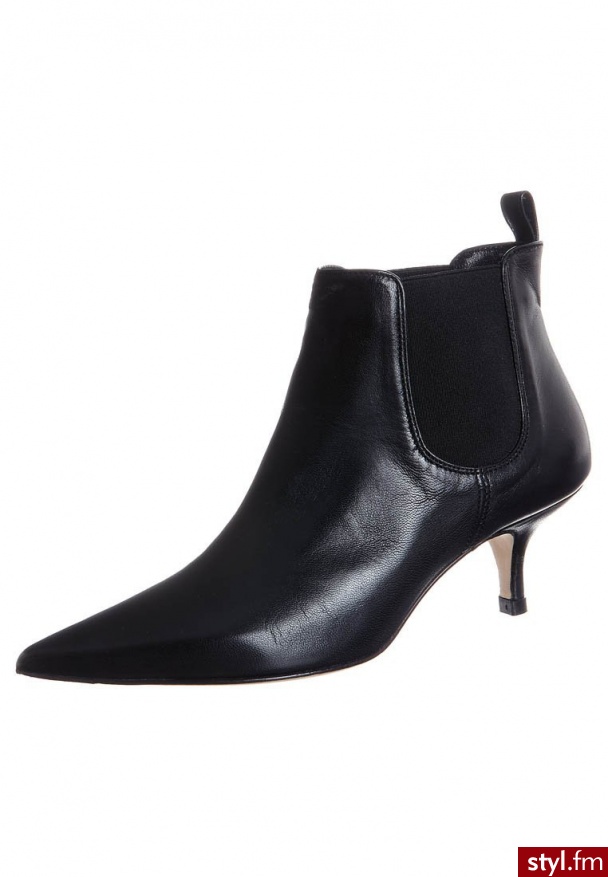 Oxitaly Praga Botki Czarny - Botki Buty Moda
