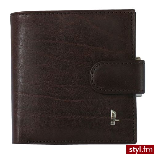 Puccini Brązowy portfel damski I-7826 brąz - Portfele i etui Dodatki Moda
