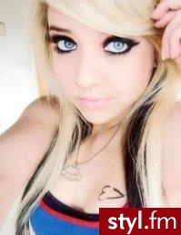 EMO Alternatywne Średnie Fryzury