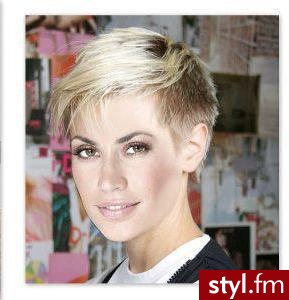 Blond Rozpuszczone Proste Na co dzień Krótkie Fryzury