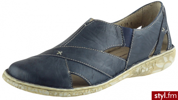 Seibel Sandały Josef 55192 Granatowe (Granatowy) - Sandały Buty Moda