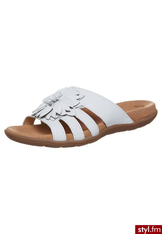 Gabor Klapki biały (63.764) - Klapki Buty Moda