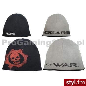 Bioworld Merchandising czapka Gears of War 3 Black/Grey Reversable - Nakrycia głowy Dodatki Moda