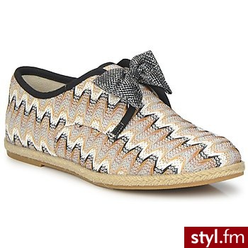 No Name Derby BOSSA KNOT Wielokolorowe - Pozostałe Buty Moda
