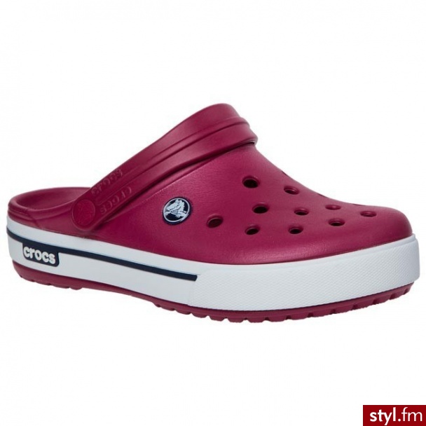 Crocs Klapki Crocband 2.5 Pomegranate/Navy Różowy/Niebieski (Pomegranate//Navy) - Klapki Buty Moda