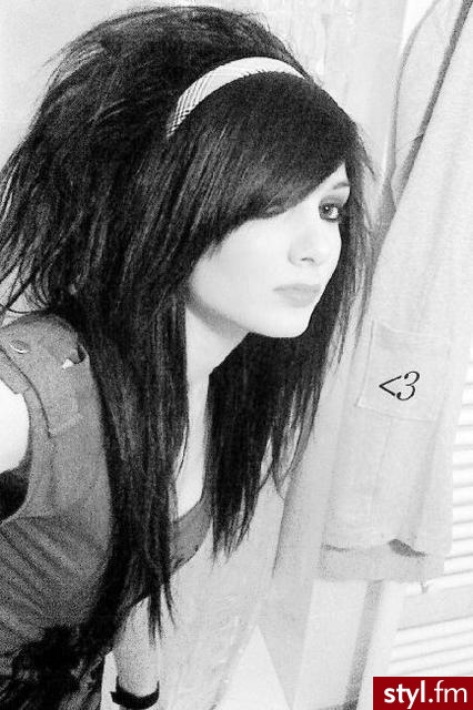 EMO Alternatywne Średnie Fryzury