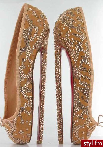 Christian Louboutin's Ballerina Heels - Szpilki Buty Moda