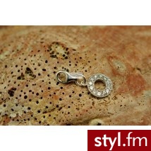 Pearl Line Srebrna zawieszka typu charms - Wisiorki Biżuteria Moda