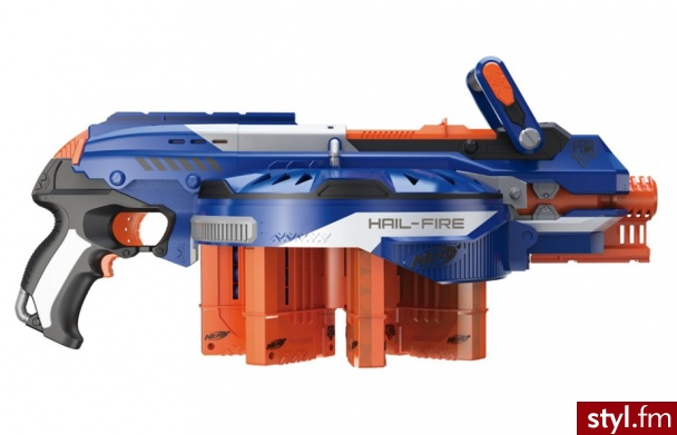 Wyrzutnia Nerf N-Strike Elite Hail-Fire 98952 - Dziecko