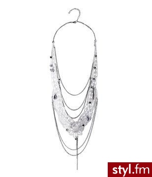 Lace and chain necklace - Ecru - Promod. Pobrano ze strony: http://www.promod.eu/jewellery/necklaces/lace-and-chain-necklace-ecru-R2290083021.html - Pozostałe Dodatki Moda