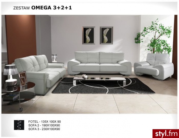 Mars Zestaw Wypoczynkowy Omega 3+2+1 - Pozostałe Biżuteria Moda