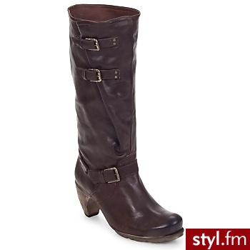 Y.E.S. BUTY BETH Brązowy - Kozaki Buty Moda