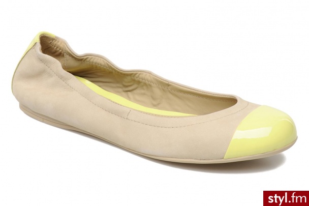 Geox Balerinki D NEWFLOWER D (Beżowy) - Balerinki Buty Moda