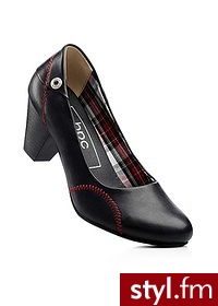 Bonprix Czółenka czarny 961025_22180 - Czółenka Buty Moda