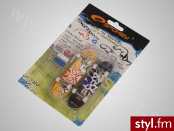 ZESTAW DESKOROLEK MINI SPOKEY FINGERSKATE - Breloki Dodatki Moda