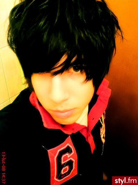 EMO Alternatywne Średnie Fryzury