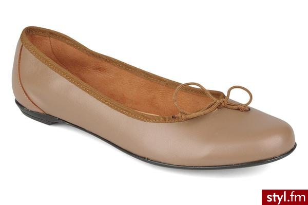 Valensi BALERINKI VEGA BY (BRĄZOWY) (Brązowy) - Balerinki Buty Moda