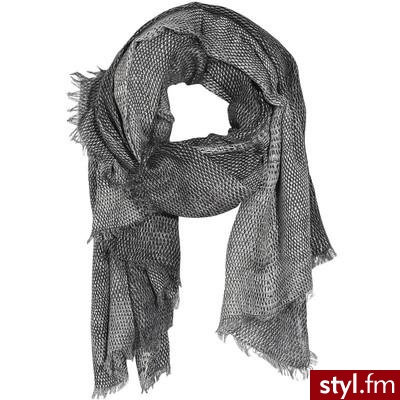 Yves Saint Laurent Lizard-print cashmere-blend scarf - Polyvore. Pobrano ze strony: http://www.polyvore.com/yves_saint_laurent_lizard-print_cashmere-blend/thing?id=19052757 - Pozostałe Dodatki Moda