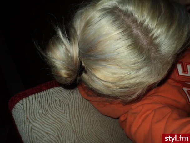 Blond Kok Proste z grzywką Na co dzień Średnie Fryzury