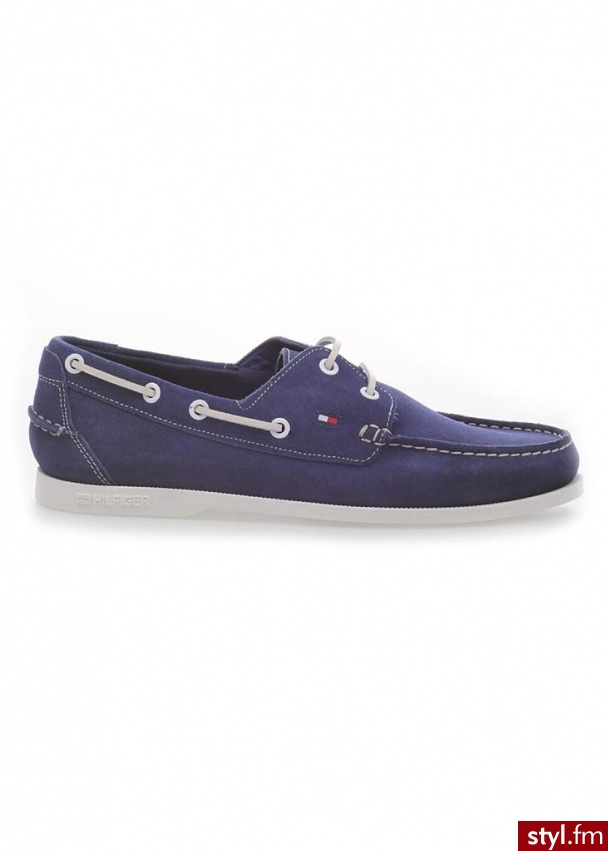 TOMMY HILFIGER Półbuty chino 7c niebieski - Półbuty Buty Moda
