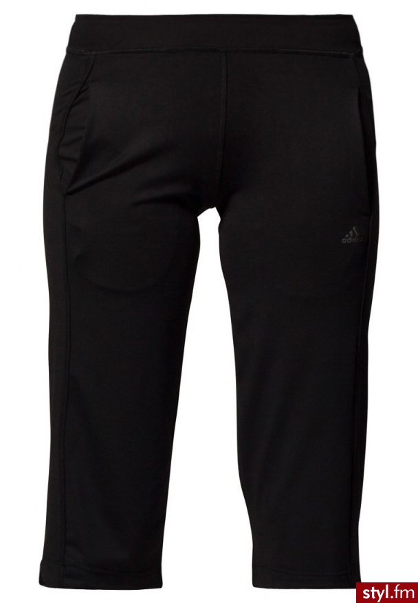 adidas Performance ESSENTIAL MF CAPRI Szorty czarny - Szorty Spodnie Moda