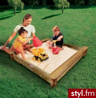 Little Tikes Piaskownica Drewniana 171581E13 - Dziecko
