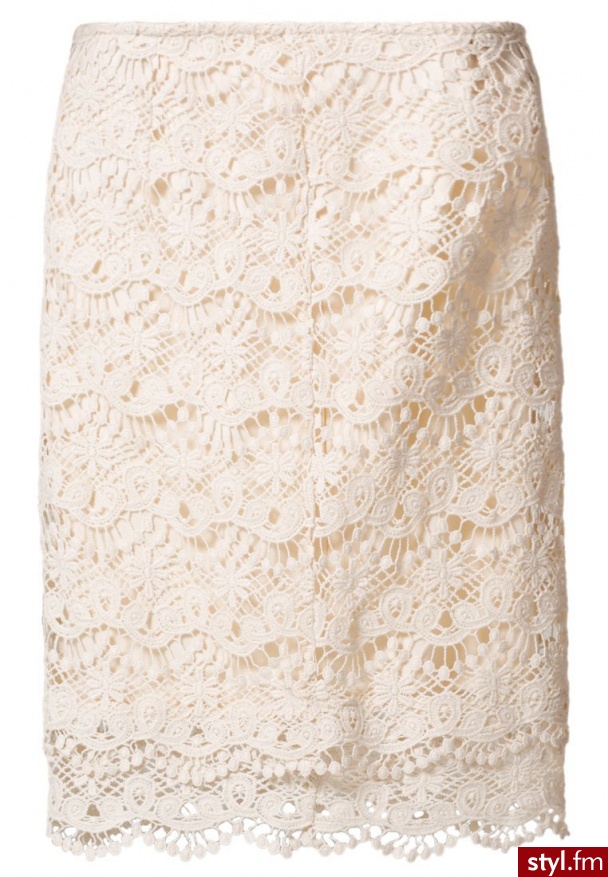 mint&berry Spódnica ołówkowa beżowy (MB-0713-0675) - Pozostałe Spódnice Moda