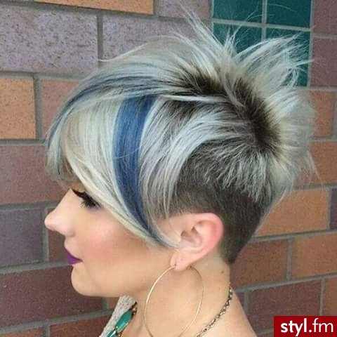 Blond Rozpuszczone Proste z grzywką Na co dzień Krótkie Fryzury