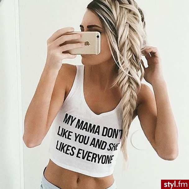Blond Warkocze Proste Na co dzień Długie Fryzury