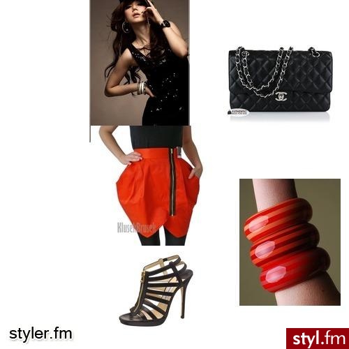 czerwony styl - Styler