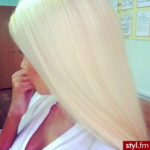Blond Rozpuszczone Proste Na co dzień Długie Fryzury